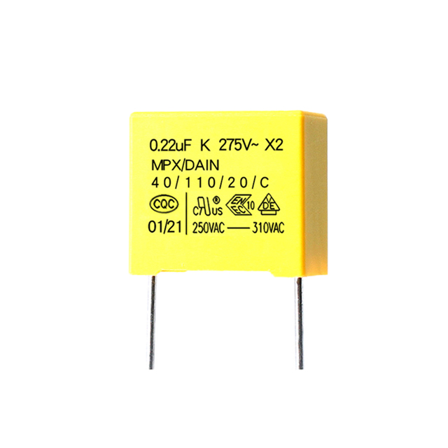 安规X2草莓视频APP下载安装 225K/AC275V 脚距10mm草莓视频APP下载安装